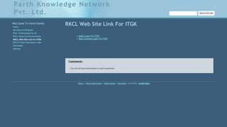 RKCL Web Site Link For ITGK - Parth Knowledge Network Pvt. Ltd.