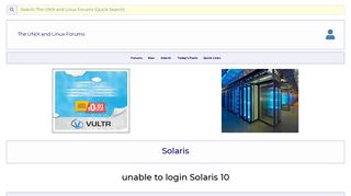 unable to login Solaris 10 - Unix.com
