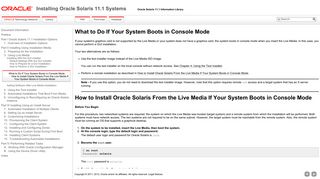 What to Do If Your System Boots in Console Mode - Oracle Docs