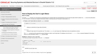 How to Display the User's Login Status - Securing Systems and ...
