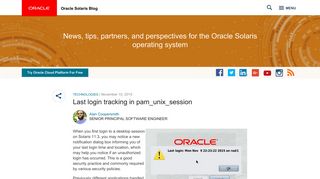 Last login tracking in pam_unix_session | Oracle Solaris Blog