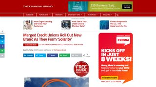 Merged Credit Unions Roll Out New Brand As They Form 'Solarity'