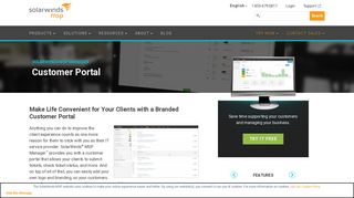 MSP Customer Portal | SolarWinds MSP