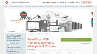 SolarWinds MSP Remote Monitoring & Management Reviews 2019 ...