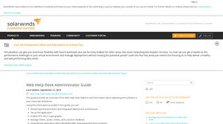 Web Help Desk Administrator Guide - SolarWinds Worldwide, LLC ...