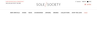 Sole Society: Women's Shoes, Boots, Sandals & Handbags