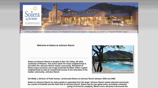 Solera at Johnson Ranch Community Association - Home Page