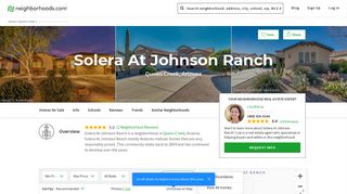 Solera At Johnson Ranch - Queen Creek, Arizona | Neighborhoods.com