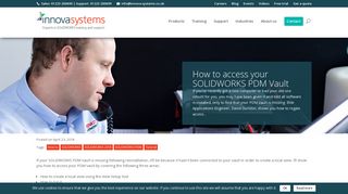 How to access your SOLIDWORKS PDM Vault - Innova Systems