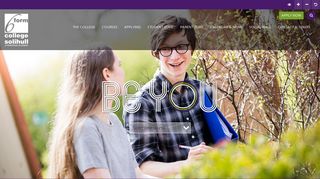 Solihull Sixth Form College: Post 16 education, A Levels and BTECs ...