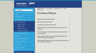Purchase of Shares | Shareplus