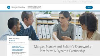 Morgan Stanley and Solium's Shareworks ... - StockPlan Connect