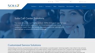 Call Center Solutions - Solix - Solix, Inc.