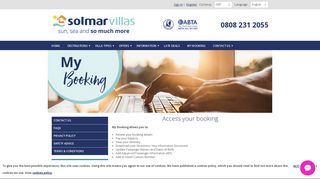 My Booking - Solmar Villas