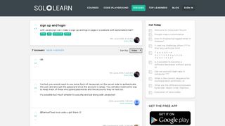 sign up and login | SoloLearn: Learn to code for FREE!
