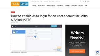How to enable Auto-login for an user account in Solus & Solus MATE ...