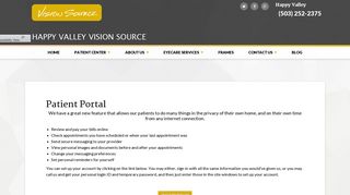 Patient Portal - Sunnyside Vision Source