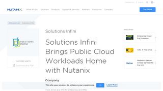 Solutions Infini | Nutanix