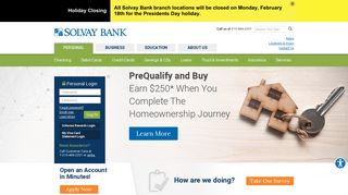 Solvay Bank | Syracuse, NY - Liverpool, NY - Camillus, NY - Cicero, NY