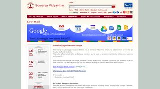 Somaiya Vidyavihar | Svv Mail