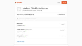Southern Ohio Medical Center - email addresses & email format • Hunter