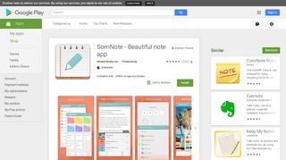 SomNote - Beautiful note app - Apps on Google Play