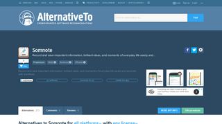 Somnote Alternatives and Similar Apps and Websites - AlternativeTo ...