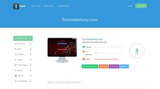 Somosbelcorp.com SEO Issues, Traffic and Optimization Tips - Peek