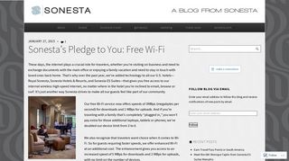 Sonesta's Pledge to You: Free Wi-Fi | Sonesta Hotels