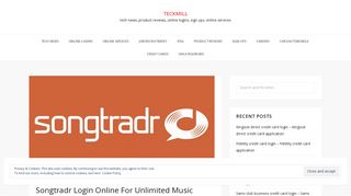 Songtradr Login Online For Unlimited Music - teckmill