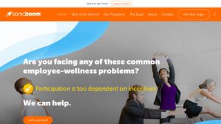Sonic Boom Wellness - Custom Company Wellness Programs