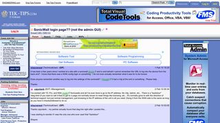 SonicWall login page?? (not the admin GUI) - SonicWALL solutions ...