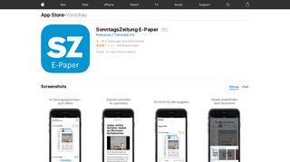 SonntagsZeitung E-Paper im App Store - iTunes - Apple