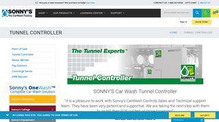 Tunnel Controller | Sonny's The CarWash Factory
