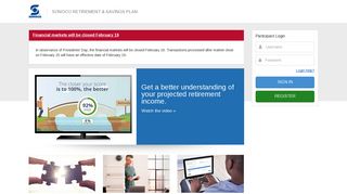 Participant Login - Sonoco Retirement & Savings Plan - Empower ...