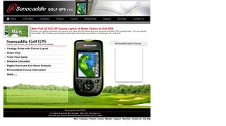 The Advanced Golf Caddies GPS - Sonocaddie V300 Golf GPS Unit