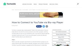 How to Connect to YouTube via Blu-ray Player | Techwalla.com