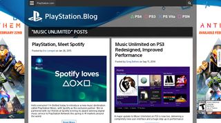 music unlimited – PlayStation.Blog