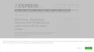 PSN Down - PlayStation Network NOT WORKING as online service hit ...