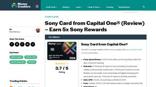 Capital One Sony Credit Card Review - Earn 5x Sony Rewards