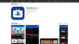 PlayStation Vue on the App Store - iTunes - Apple
