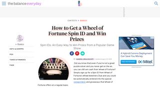 How to Get a Wheel of Fortune Spin ID and Use It to Win Prizes