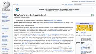 Wheel of Fortune (U.S. game show) - Wikipedia