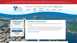 Soo Co-op Credit Union eZCardInfo Account Access - Soo Co-Op CU