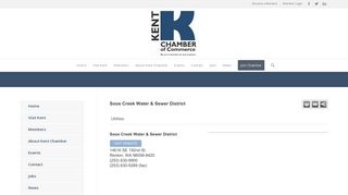 Soos Creek Water & Sewer District | Utilities - Kent Chamber of ...
