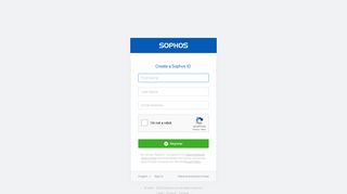 Sophos ID - Register