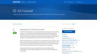 Web portal to view secure email – Sophos Ideas