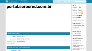 Login - portal.sorocred.com.br | IPAddress.com