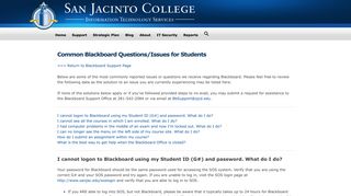 Common Blackboard Questions/Issues for Students - SanJac Blogs