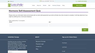 Hormone Self-Assessment Quiz - SottoPelle®